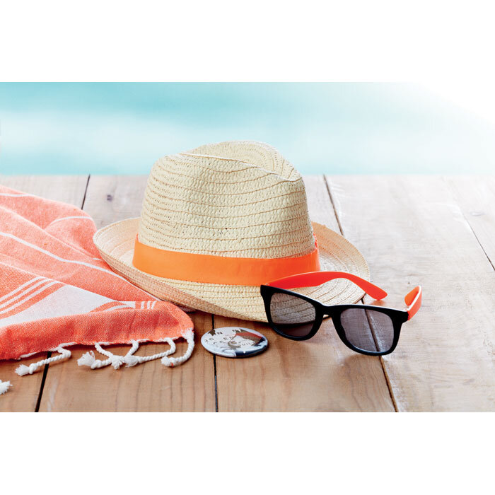 Chapeau de paille avec bandeau personnalisé - Boogie | pandacola - 2