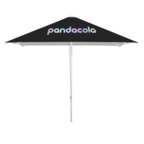 Parasol promotionnel carré avec ouverture corde - Fidji square | pandacola - thumb - 2