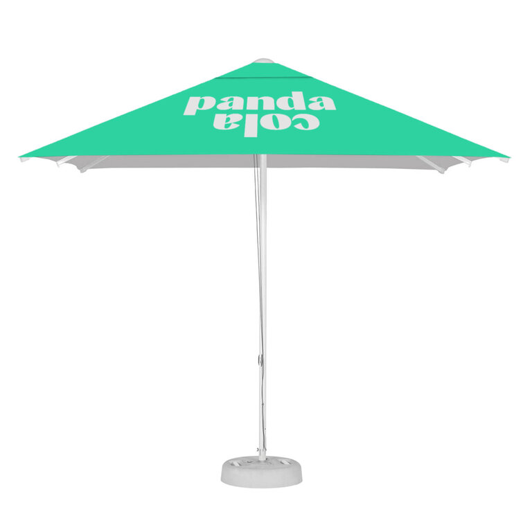 Parasol promotionnel carré avec ouverture corde - Fidji square | pandacolach - 2