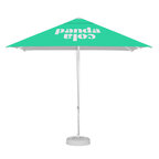 Parasol promotionnel carré avec ouverture corde - Fidji square | pandacolach - thumb - 2
