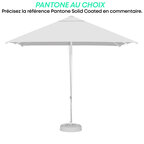 Parasol promotionnel carré avec ouverture corde - Fidji square | pandacolach - thumb