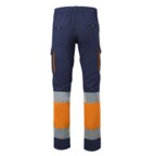 Pantalon personnalisable multipoches à haute visibilité en coton 240 gr/m² | VELILLA® - Dua | pandacola - thumb - 1