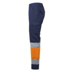 Pantalon personnalisable multipoches à haute visibilité en coton 240 gr/m² | VELILLA® - Dua | pandacola - thumb - 2