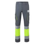 Pantalon personnalisable multipoches à haute visibilité en coton 240 gr/m² | VELILLA® - Dua | pandacolach - thumb - 3