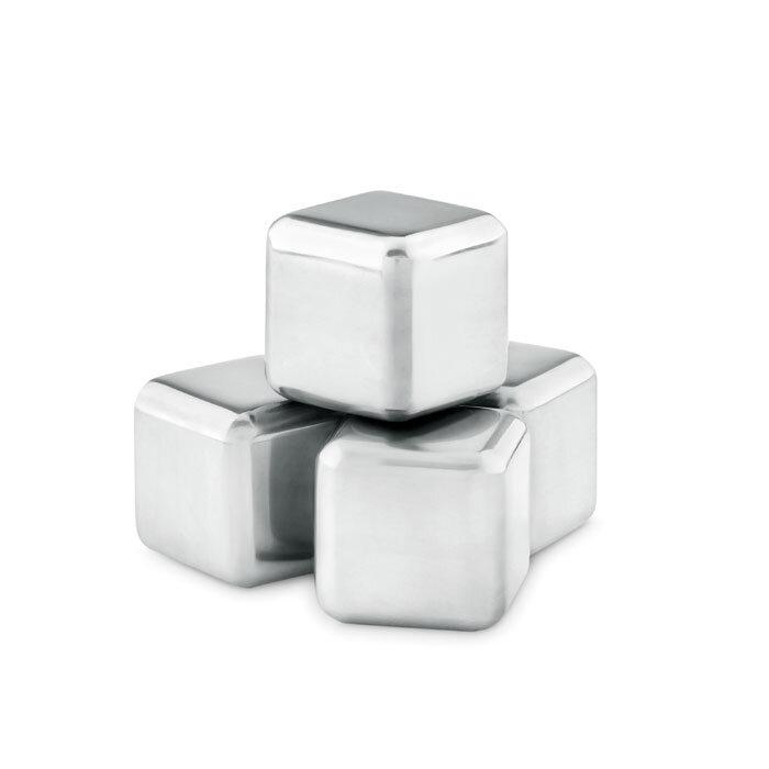 Set  4 glaçons personnalisés en métal - Icy | pandacolach