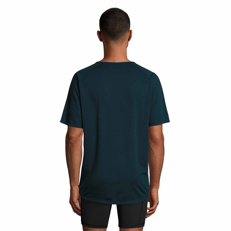 Tee-shirt respirant personnalisable de sport couleur homme en mesh polyester 140 gr/m² - Sporty | pandacolach - 2