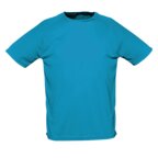 Tee-shirt respirant personnalisable de sport couleur homme en mesh polyester 140 gr/m² - Sporty | pandacola - thumb