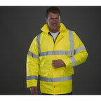 Parka matelassée personnalisable à haute visibilité en polyester 300D 190 gr/m² - Montana | Yoko® | pandacola - thumb