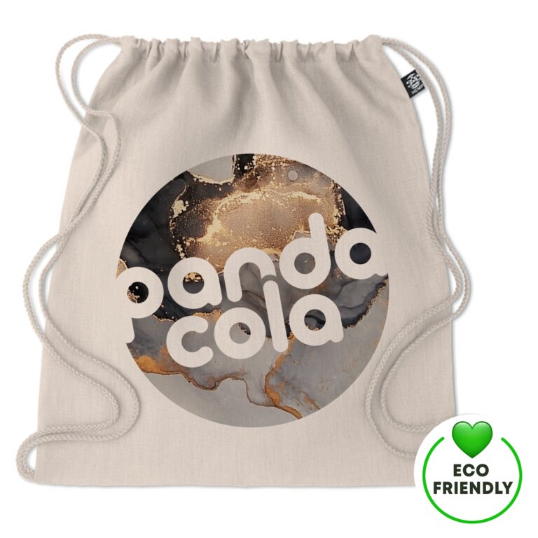 Sac à dos publicitaire à cordelette en chanvre 200 gr/m² - Namia | pandacolach