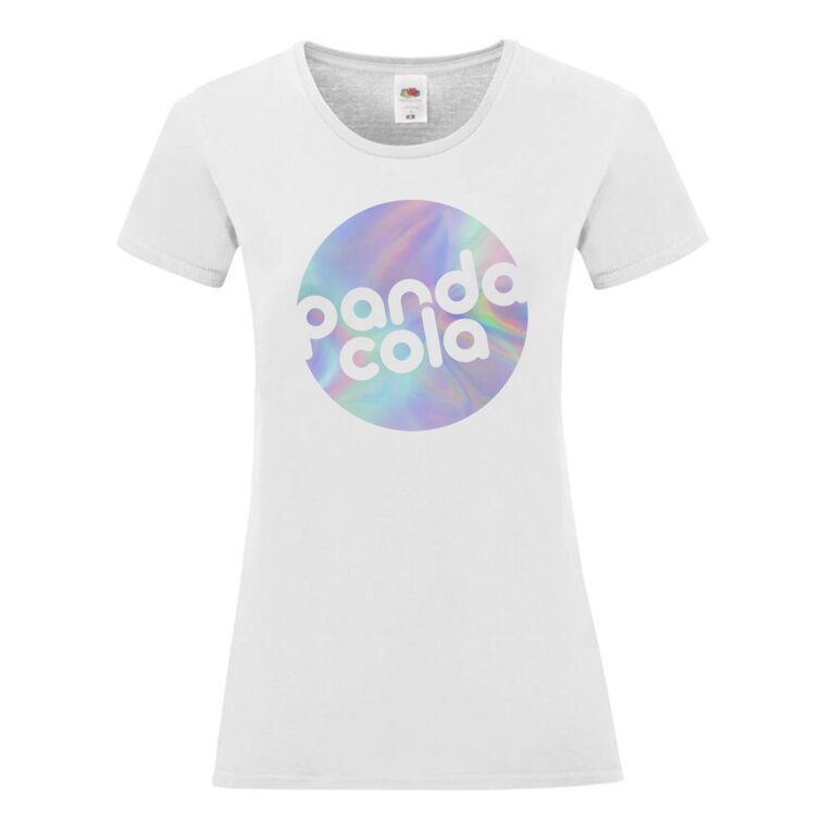 T-shirt personnalisé femme en coton 150 gr/m² | FRUIT OF THE LOOM® - Iconic White | pandacola