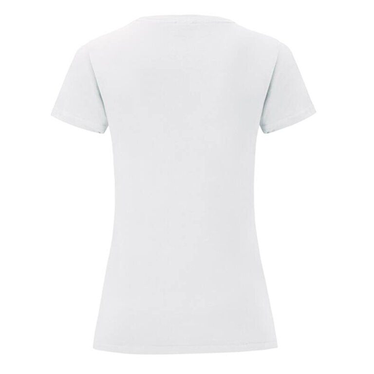 T-shirt personnalisé femme en coton 150 gr/m² | FRUIT OF THE LOOM® - Iconic White | pandacolach - 1