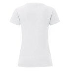 T-shirt personnalisé femme en coton 150 gr/m² | FRUIT OF THE LOOM® - Iconic White | pandacola - thumb - 1
