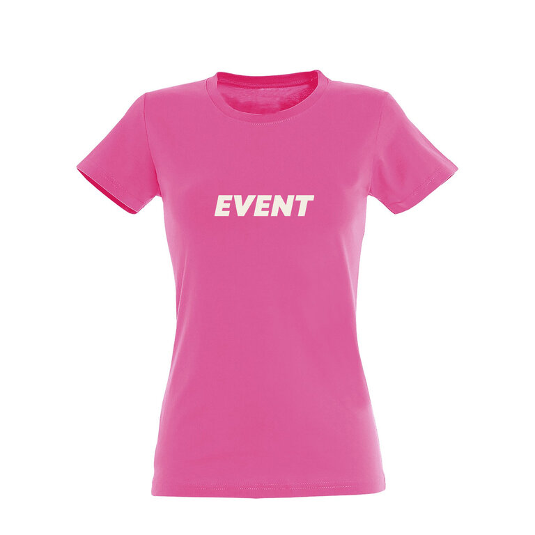 Tee-shirt personnalisable couleur femme coupé cousu 100% coton 190 gr/m² - Impérial | pandacolach