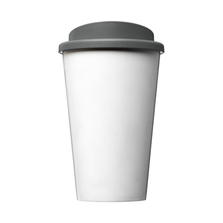 Gobelet isotherme personnalisé blanc en PP 350 ml | Brite-Americano® - Palasso white | pandacolach