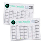 Calendrier de banque publicitaire rigide Made In France 55x40,5 cm - Plano | pandacola - thumb - 1