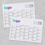 Calendrier de banque publicitaire rigide Made In France 55x40,5 cm - Plano | pandacolach - thumb - 2