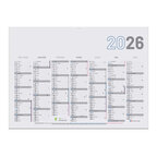 Calendrier de banque publicitaire rigide Made In France 55x40,5 cm - Plano | pandacola - thumb