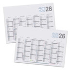 Calendrier de banque publicitaire rigide Made In France 55x40,5 cm - Plano | pandacolach - thumb - 4