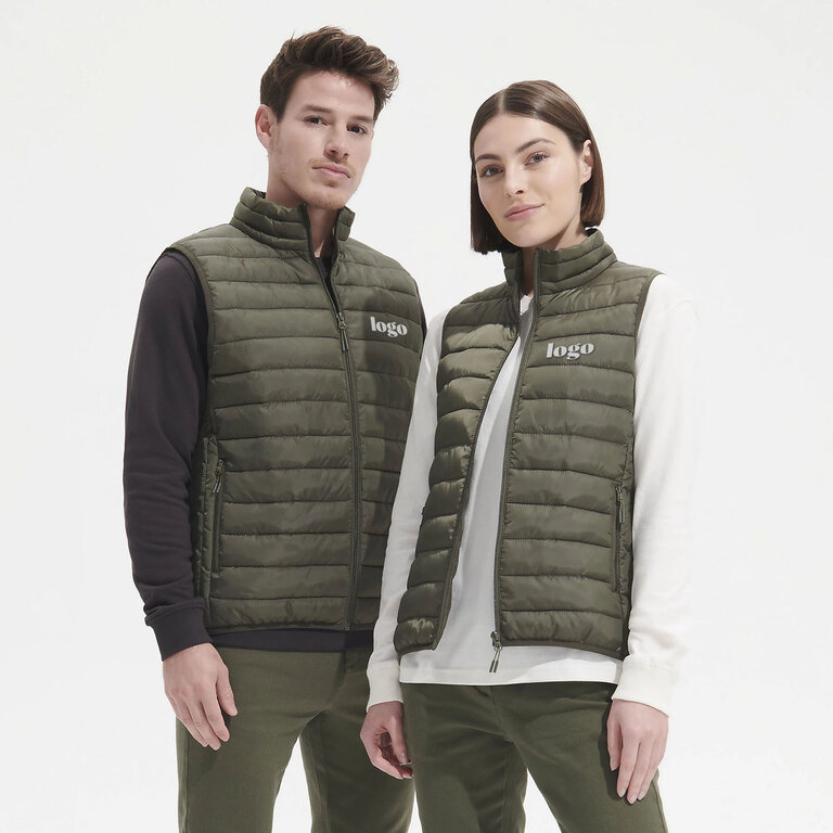 Doudoune personnalisable sans manches en polyester - Stream Bw | pandacolach