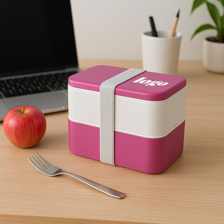 Lunchbox personnalisable à deux compartiments 700 ml - Hutile | pandacola