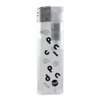 Briquet électronique transparent givré - Frosty Piezo | pandacola - thumb - 1