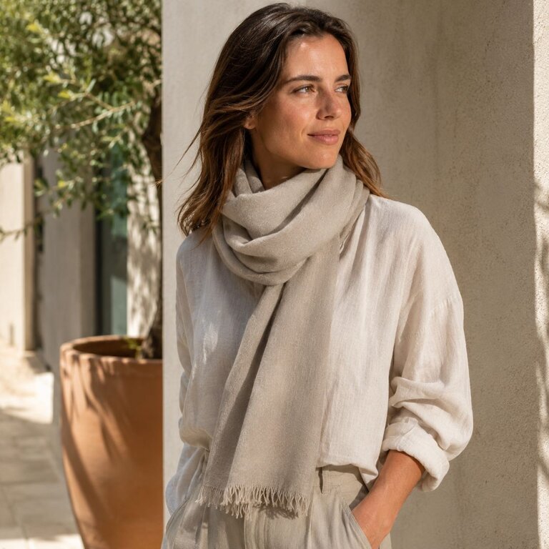 Foulard personnalisable en viscose - Riba | pandacola - 2