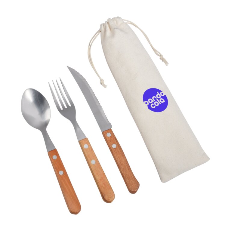 Set de couverts personnalisé en acier inoxydable - Manje | pandacolach
