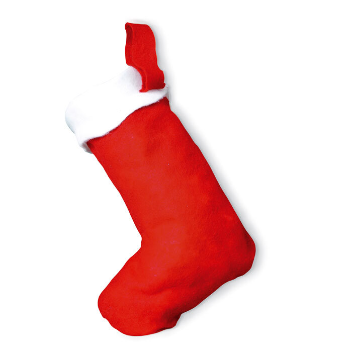 Chaussette de Noël publicitaire à accrocher - Bota Santa | pandacolach