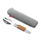 Set de 3 couverts en métal avec étui personnalisable - Toronto | pandacolach - thumb - 2