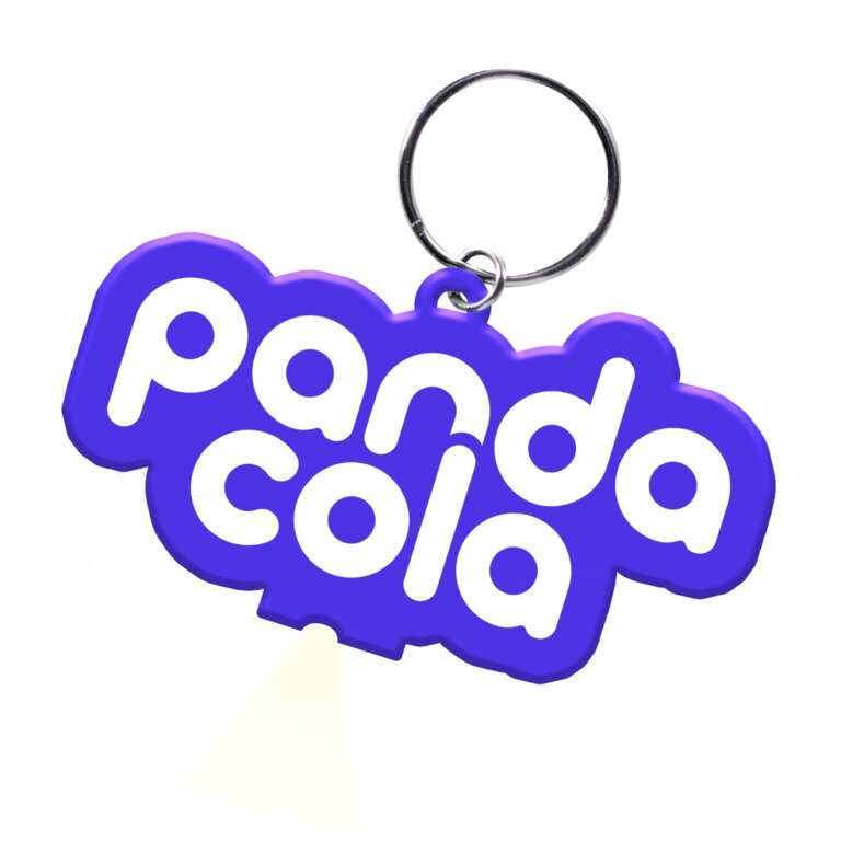 Porte-clés personnalisé en quadrichromie forme libre - Creacione | pandacolach