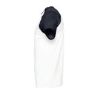 T-shirt personnalisable bicolore à manches raglan en coton 150 gr/m² - Funky White | pandacola - thumb - 2