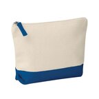 Trousse de maquillage publicitaire coton 340 gr/m² zippée - Kly | pandacolach - thumb - 1