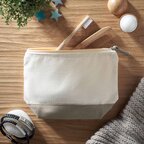 Trousse de maquillage publicitaire coton 340 gr/m² zippée - Kly | pandacolach - thumb - 2