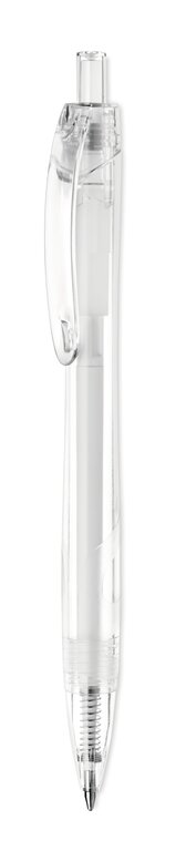 Stylo à bille personnalisé recyclé encre bleue avec bouton poussoir - Pey | pandacolach