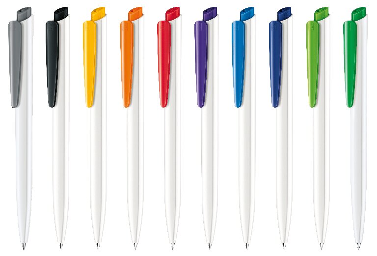 Stylo bille à bouton poussoir publicitaire - Dart Basic | Senator® | pandacola - 2