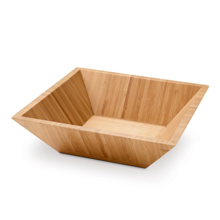 Saladier personnalisé carré en bambou - Cocina | pandacola
