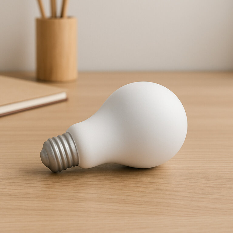 Anti-stress publicitaire en forme d'ampoule - Light | pandacola - 3