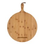 Planche de service ronde promotionnel en bambou - Bergen | pandacolach - thumb - 1