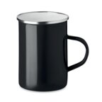Mug personnalisable vintage en métal avec émail 550 ml - Hencien | pandacolach - thumb - 1
