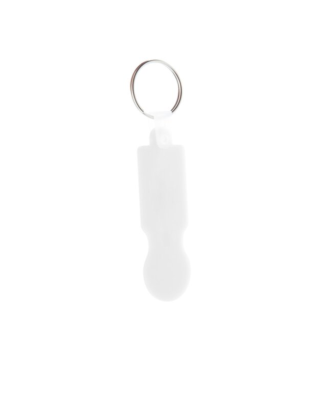 Porte-clés jeton en plastique impression quadri - Biggy | pandacolach - 2