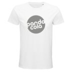 Tee-shirt personnalisable blanc homme coupe tubulaire en coton bio 175 gr/m² - Pioneer | pandacolach - thumb - 2