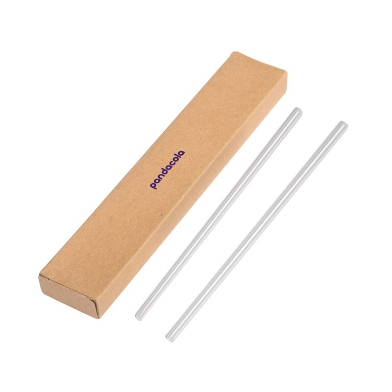 Set de paille personnalisé en verre - Konsaume | pandacolach