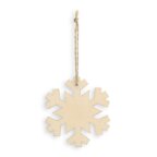 Set ornements de Noël personnalisable effet bois - Floky | pandacolach - thumb