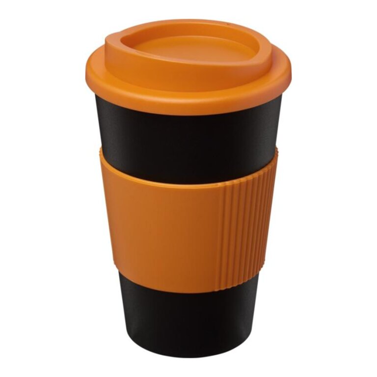 Gobelet isotherme personnalisé en PP avec grip 350 ml | Americano® - Palasso Grip | pandacolach