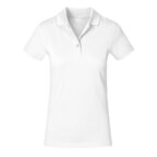 Polo personnalisable blanc à maille piquée en coton 220 gr/m² | PROMODORO® - Vincent White Femme | pandacola - thumb