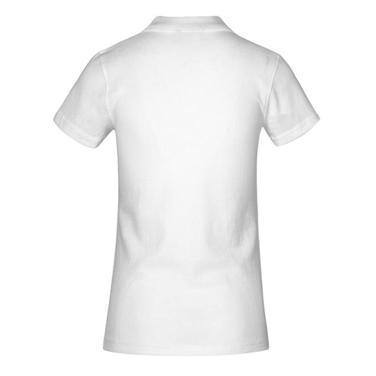 Polo personnalisable blanc à maille piquée en coton 220 gr/m² | PROMODORO® - Vincent White Femme | pandacolach - 1