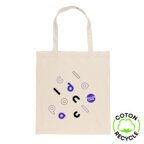 Tote bag en coton recyclé personnalisable 145gr/m² - Tots | pandacola - thumb - 1