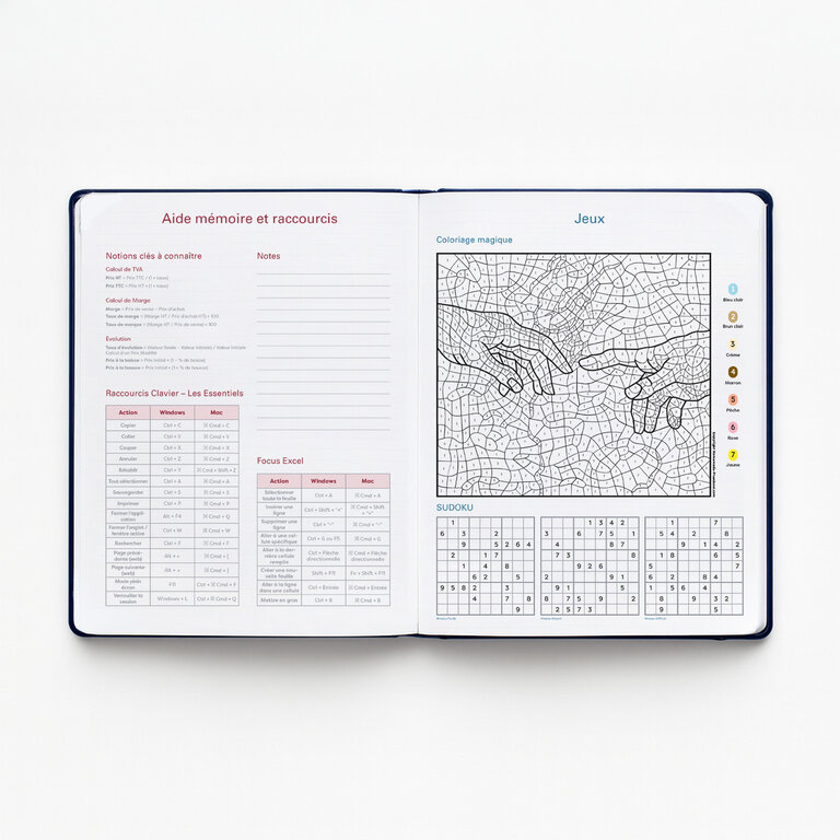 Agenda personnalisable de bureau 21 x 27 cm 2025/2026 - Memorio | pandacola - 5