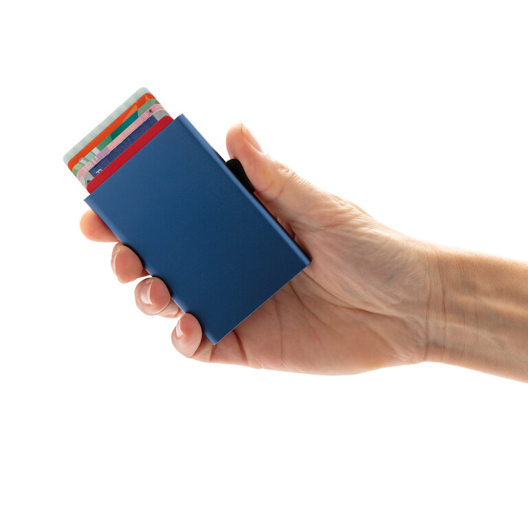 Porte-cartes RFID personnalisé en aluminium - Secure | pandacola - 3