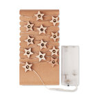 Guirlande électrique de Noël publicitaire avec étoiles en bois - Way Milky | pandacolach - thumb - 1